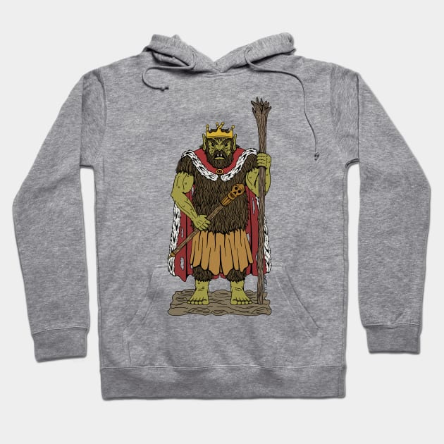 King Troll Hoodie by AzureLionProductions